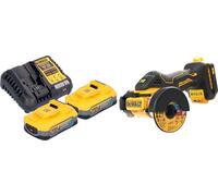DeWalt DCS 438 H2 Scie multifonction sans fil 18 V 76 mm Brushless + 2 batteries Powerstack 5,0 Ah + chargeur
