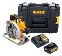 DeWalt DCS 570 M1T Scie circulaire sans fil 18 V 184 mm Brushless + 1x batterie 4,0 Ah + chargeur + TSTAK