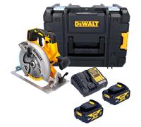 DeWalt DCS 570 M2T Scie circulaire portative sans fil 18 V 184 mm Brushless + 2x batterie 4,0 Ah + chargeur + TSTAK