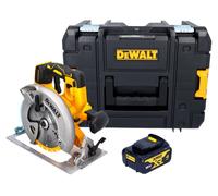 DeWalt DCS 570 NT Scie circulaire à main sans fil 18 V 184 mm Brushless + 1x batterie 4,0 Ah + TSTAK - sans chargeur