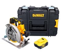 DeWalt DCS 570 NT Scie circulaire à main sans fil 18 V 184 mm Brushless + 1x batterie 5,0 Ah + TSTAK - sans chargeur