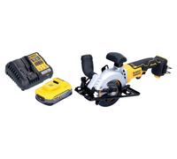 DeWalt DCS 571 H1 Scie circulaire portative sans fil 18 V 115 mm Brushless + 1x batterie Powerstack 5,0 Ah + chargeur