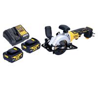 DeWalt DCS 571 M2 Scie circulaire portative sans fil 18 V 115 mm Brushless + 2x batterie 4,0 Ah + chargeur