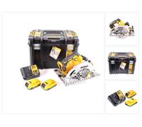 DeWalt DCS 572 D2 Scie circulaire portative sans fil 18V 184 x 16 mm + 2x batterie 2,0Ah + chargeur + T-STAK