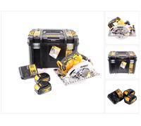 DeWalt DCS 572 M2 Scie circulaire portative sans fil 18V 184 x 16 mm + 2x batterie 4,0Ah + chargeur + T-STAK
