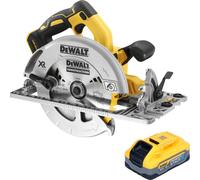 DeWalt DCS 572 N Scie circulaire portative sans fil 18 V 184 mm Brushless + 1x batterie Powerstack 5,0 Ah - sans chargeur