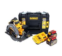 DeWalt DCS 579 T2T Scie circulaire à main sans fil 54 V FlexVolt 190 mm Brushless + 2x batterie 6,0 Ah + chargeur + TSTAK