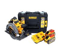 DeWalt DCS 579 X2T Scie circulaire à main sans fil 54 V FlexVolt 190 mm Brushless + 2x batterie 9,0 Ah + chargeur + TSTAK