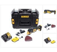 DeWalt DCS355D1 Outil oscillant multi-cutter sans fil 18V Brushless + 1x Batterie 2,0Ah + Chargeur + Coffret TSTAK+ Accessoires 29 Pcs.