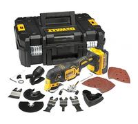 DEWALT DCS355M1 Multi-cutter à batterie 18V (1 x 4Ah) + set d'accessoires 35 pièces