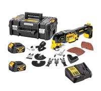 Dewalt DCS355M2-QW Multi-Cutter Sans Fil XR 18V 2 X 4.0Ah Li-Ion Sans Charbons + 32 Accessoires Coffret TSTAK