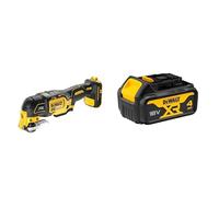 DEWALT DCS355N - Outil oscillant multi cutter 18V - sans batterie & Batterie XR 18V 4 Ah Li-Ion - Compatible Avec Tous Les Outils XR 18V Bricolage et Jardin DEWALT - Témoin de Charge Lumineux