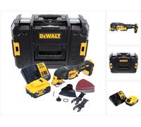 DeWalt DCS355P1 Outil oscillant multi-cutter sans fil 18V Brushless + 1x Batterie 5,0Ah + Chargeur + Coffret TSTAK + Accessoires 29 pcs.