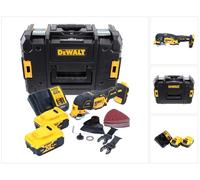 DeWalt DCS355P2 Outil oscillant multi-cutter sans fil 18V Brushless + 2x Batteries 5,0Ah + Chargeur + Accessoires 29 pcs. + Coffret TSTAK