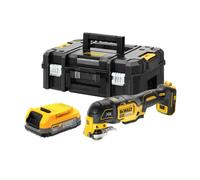 Dewalt DCS356E1T-QW Outil multifonction 18V XR - 1x1,7 Ah Batterie PowerStack en coffret T-STAK