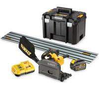 DeWALT DCS520T2R Scie circulaire plongeante 165 FlexVolt 54V XR 2x6,0 Ah + rail de guidage