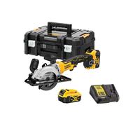 Dewalt DCS571P2T-QW XR Brushless SCIE CIRCULAIRE 115mm 18V 750W - 2 X 5 Ah Batteries, chargeur en coffret