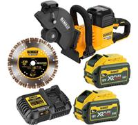 DeWALT DCS691X2 Découpeuse a disque sans fil FlexVolt (230mm/54V/2x9,0Ah)