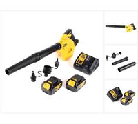 DeWalt DCV 100 M2 Souffleur / Souffleuse à feuilles 18 V + 2 x DCB 182 batterie 4,0 Ah + chargeur DCB 115