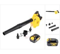 DeWalt DCV 100 N 18 V Souffleur / Souffleuse à feuilles + 1 x DCB 182 Batterie 4,0 Ah - sans Coffret, sans Chargeur