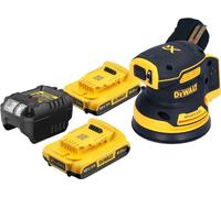 DeWalt DCW 210 D2 Ponceuse excentrique sans fil 18 V 125 mm Brushless + 2x batterie 2,0 Ah + chargeur