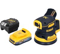 DeWalt DCW 210 E1 Ponceuse excentrique sans fil 18 V 125 mm Brushless + 1x batterie Powerstack 1,7 Ah + chargeur