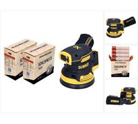 DeWalt DCW 210 N Ponceuse excentrique sans fil 18 V 125 mm Brushless Solo + 2x Toolbrothers SPIDER Kit abrasif réseau