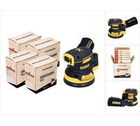 DeWalt DCW 210 N Ponceuse excentrique sans fil 18 V 125 mm Brushless Solo + 4x Toolbrothers TURTLE Set de disques de ponçage