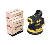 DeWalt DCW 210 N Ponceuse excentrique sans fil 18 V 125 mm Solo + 2 disques abrasifs Toolbrothers TURTLE