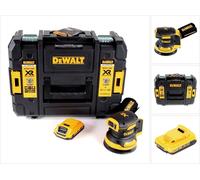 DeWalt DCW 210 NT Ponceuse excentrique sans fil et sans balais 18V 125 mm + 1x Batterie 2,0 Ah + Coffret de transport - sans chargeur