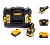 DeWalt DCW 210 NT Ponceuse excentrique sans fil et sans balais 18V 125 mm + 1x Batterie 4,0 Ah + Coffret de transport - sans chargeur