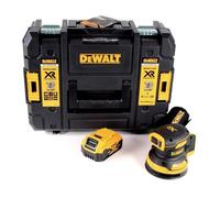 DeWalt DCW 210 NT Ponceuse excentrique sans fil et sans balais 18V 125 mm + 1x Batterie 5,0 Ah + Coffret de transport - sans chargeur