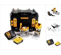 DeWalt DCW 604 M1 Fraiseuse combinée sans fil 18V 55mm + 1x batterie 4,0 Ah + 1x chargeur rapide en TSTAK