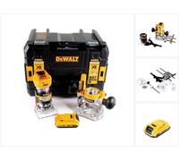 DeWalt DCW 604 NT Fraiseuse combinée sans fil 18V 55mm + 1x batterie 2,0 Ah en TSTAK - sans chargeur