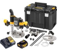 DeWalt DCW 620 M1T Défonceuse sans fil 18 V 12 mm Brushless + 1 batterie 4,0 Ah + chargeur + TSTAK