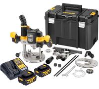 DeWalt DCW 620 M2T Dégauchisseuse sans fil 18 V 12 mm Brushless + 2 batteries 4,0 Ah + chargeur + TSTAK
