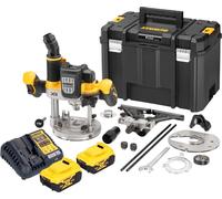 DeWalt DCW 620 P2T Dégauchisseuse sans fil 18 V 12 mm Brushless + 2 batteries 5,0 Ah + chargeur + TSTAK