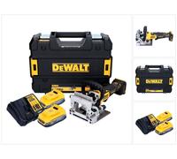 DeWalt DCW 682 E2T Fraiseuse à lamelles sans fil 18 V 102 x 20 mm sans balai + 2x batterie Powerstack 1,7 Ah + chargeur + TSTAK