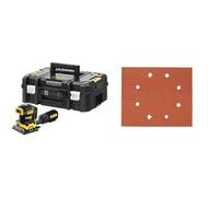 DeWalt DCW200NT-XJ Ponceuse 1/4 de Feuille - XR 18V - Brushless - Sans Batterie Ni Chargeur & 1/4 feuille abrasive pour ponceuses vibrantes 115x115mm grain 120 25 pièces DT3033-QZ