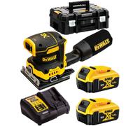 DeWALT DCW200P2 Ponceuse vibrante XR (18V/2x5,0Ah) Tstak