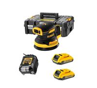 Dewalt DCW210D2-QW Ponceuse excentrique 125 mm 18V Brushless + en TSTAK + 2 X 2,0 Ah Batteries + Chargeur