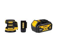 DeWALT DCW210N-XJ Ponceuse excentrique Brushless 125mm 18V (vendue seule) & Batterie XR 18V 4 Ah Li-Ion - DCB182-XJ - Compatible Avec Tous Les Outils XR 18V Bricolage et Jardin DEWALT