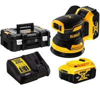 DeWALT DCW210P2 Ponceuse Excentrique XR (125mm/18V/2x5,0Ah) Tstak