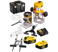 Affleureuse défonceuse 18V XR (2x5,0 Ah) en coffret TSTAK - DEWALT DCW604P2-QW
