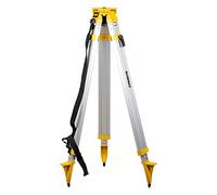 DeWalt DE0736-XJ Trépied Laser Aluminium, Argent/Noir/Jaune, 5/8"