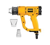 DEWALT Décapeur Thermique 1800W - Protection contre la Surchauffe avec Capteur - Stabilisateurs Latéraux - Design Ergonomique, Léger, Compact - Buse de Surface et Buse Conique Comprises, D26411-QS