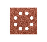 10 feuilles abrasives pour ponceuses vibrantes DEWALT DT3023-QZ - 8 perforations - 115x115mm