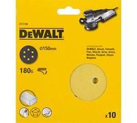 Disques abrasifs velcro Ø150mm (DW443/D26410) - 6 trous 180G