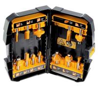 DeWalt DT 90016 Set de 12 fraises avec différentes fraises dans une boîte pratique