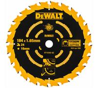 DeWALT DT10302 Lame de scie circulaire 184 x 16 mm 24 Z